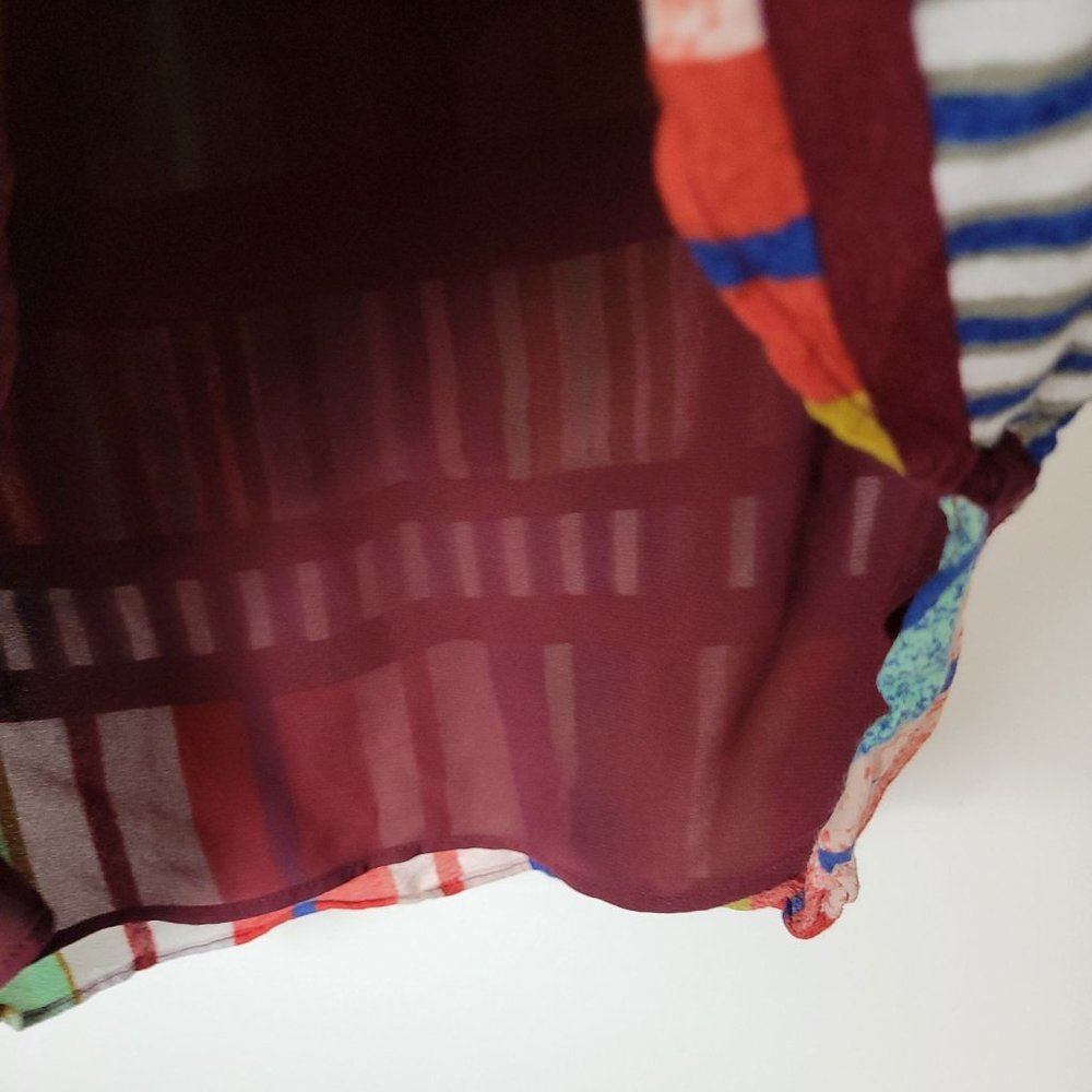 Maeve Anthropologie Au Revoir Size 10 Pleated Library Bookshelf Tunic Dress - Picture 9 of 10
